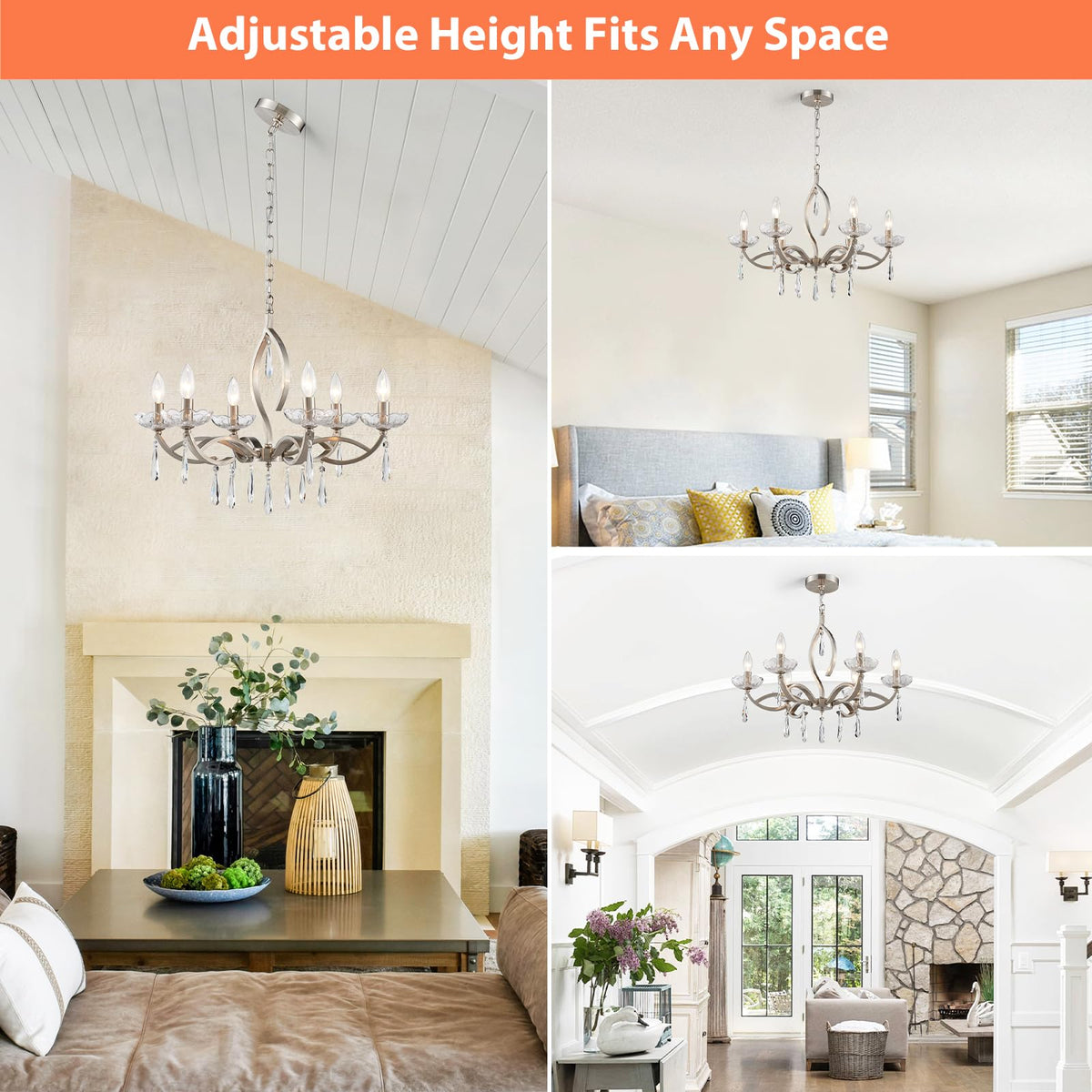 Modern Crystal Chandelier for Dining Room Over Table 6