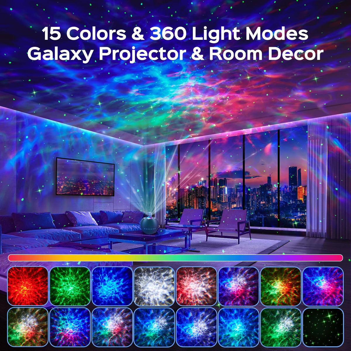 Galaxy Projector for Bedroom Star Projector for Bedroom (Blue)