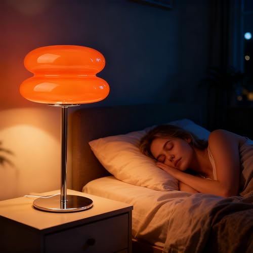 Double Ball Table Lamp Modern Mushroom Desk Lamp Mid