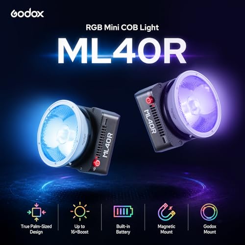 ML40R Mini RGB COB Video Light 40W