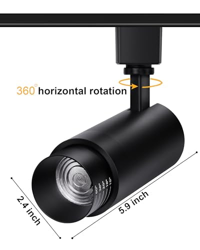 Zoomable LED Track Lighting Heads