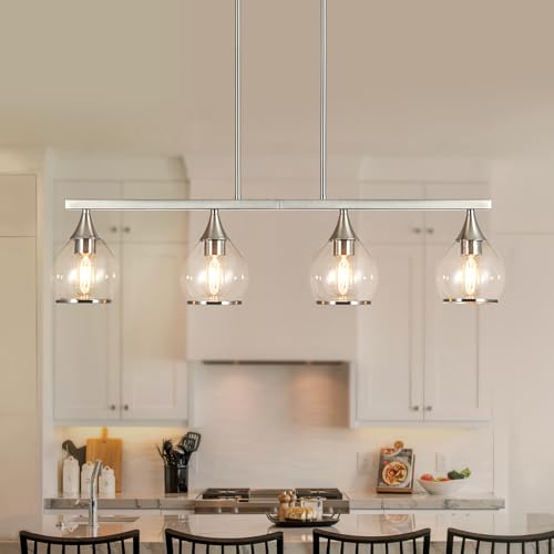 Island Light for Kitchen (Brushed Nickel / 4-Light)