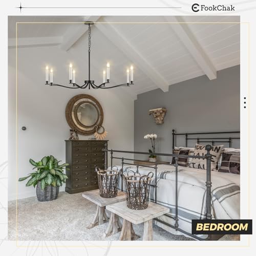 Black Chandelier (Black / 43.7 inch)