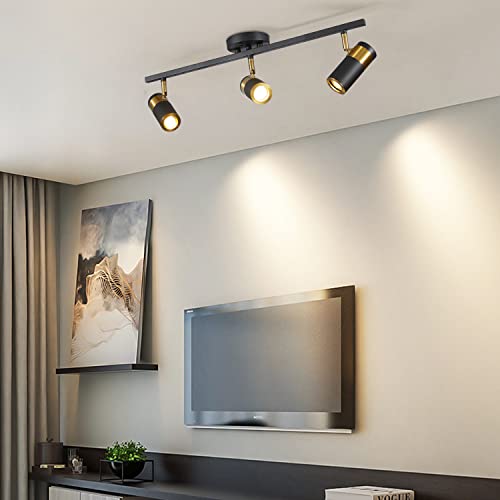 3 Light LED Track Lighting (Black)