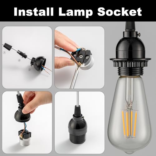 UL Listed Keyless Light Socket Replacement (Keyless - Socket)