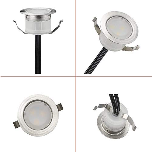 Low Voltage LED Deck Light (30 Pack / Warm White)