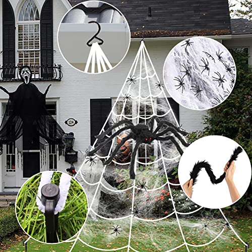 Spider Web Halloween Decoration Outdoor Lights