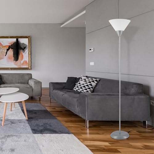 677150 Elliott 72" Floor Lamp (Silver, Elliott / 1 Pack)