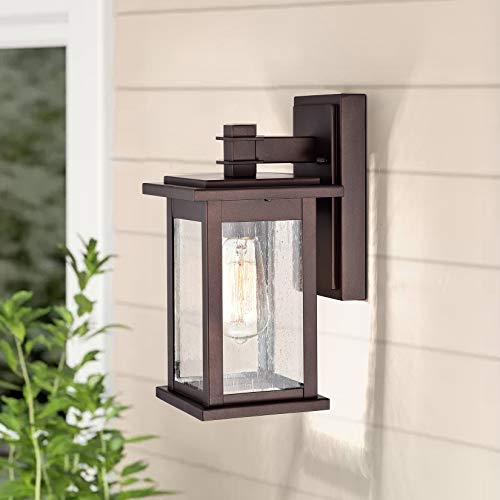 12 Inch Industrial Outdoor Wall Sconce (Bronze / 1 Pack H12")