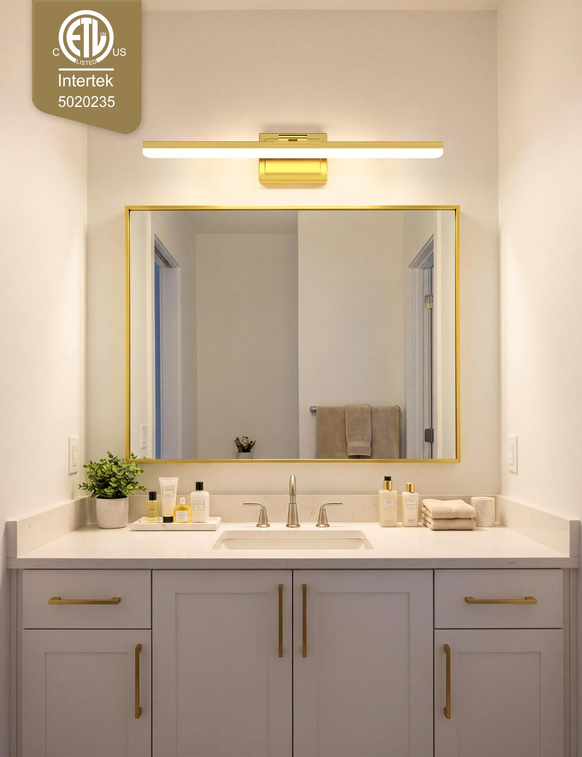 Modern Bathroom Vanity Light 31.5 inch (Gold / 31.5 inch)