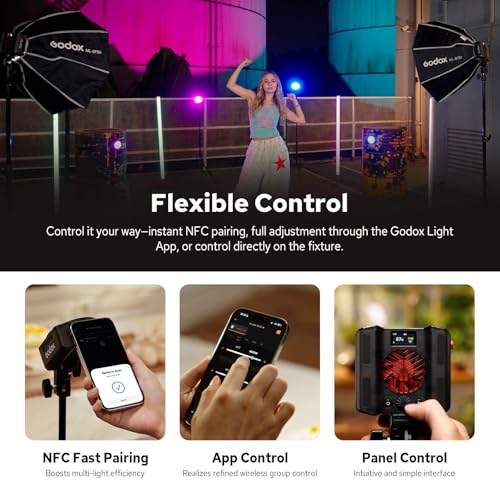ML40R Mini RGB COB Video Light 40W