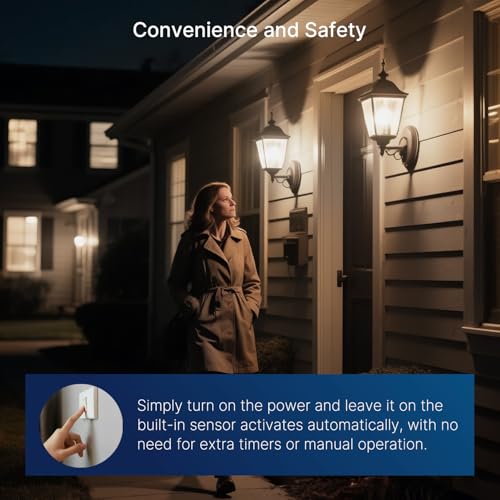 Dusk to Dawn Outdoor Sensor A19 LED Light Bulb (60w Daylight / 4 Count (Pack of 1))