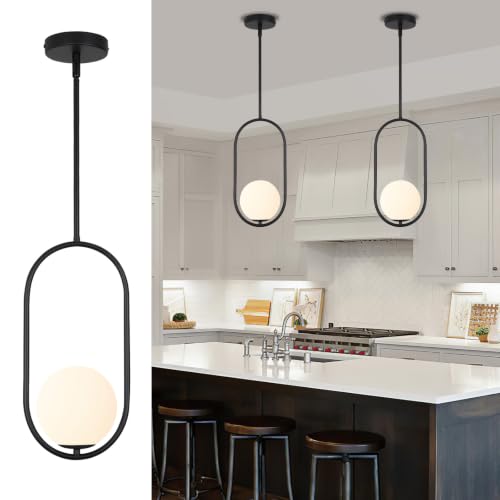 Black Pendant Lights Kitchen Island (Black+E26)
