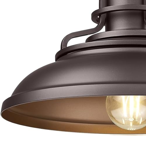 12 Inch Semi Flush Outdoor Ceiling Light