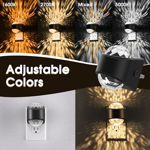 Night Light Plug into Wall (Black)