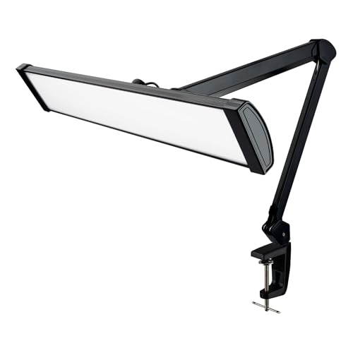 Professional LED Desk Lamp with Clamp (CCT Selectable, Dimming / Black)
