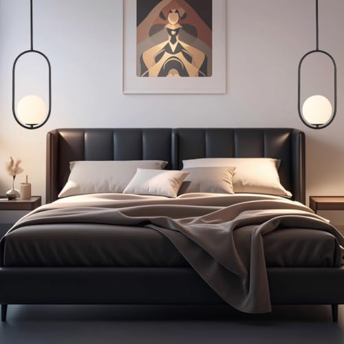 Black Pendant Lights Kitchen Island (Black+E26)