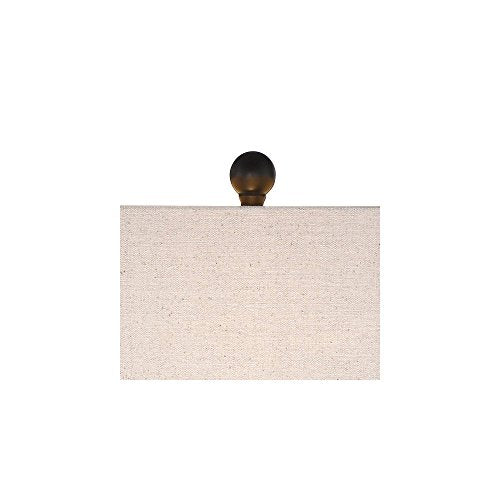 Aston 26" Tall Table Lamps Set of 2 Open Black Rectangle Modern Industrial