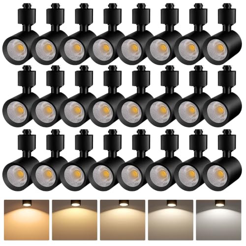 LED H Track Lighting Heads (Black)