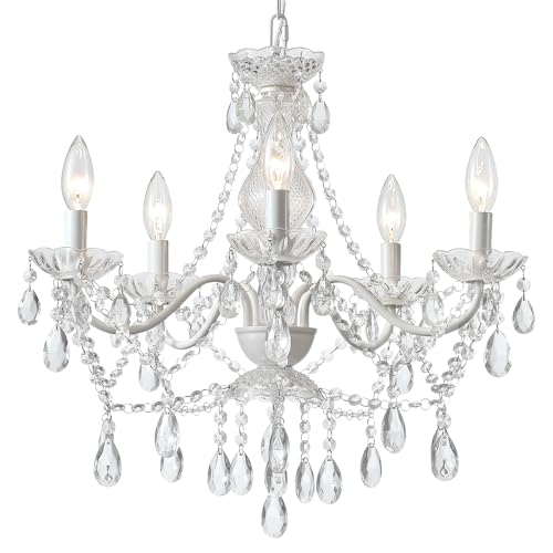 Plug in Crystal Chandelier