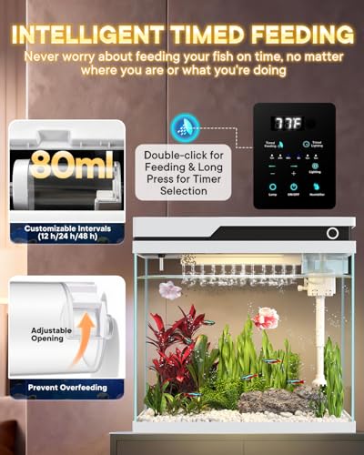 Fish Tank Smart Fish Aquarium Kit 7 Gallon (7 Gallon)