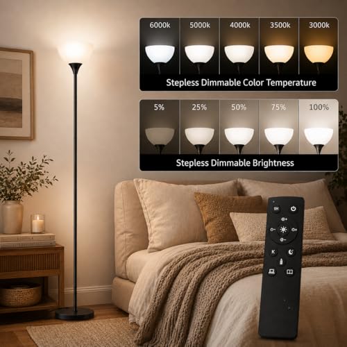 Floor Lamp Remote Control (Matte Black)