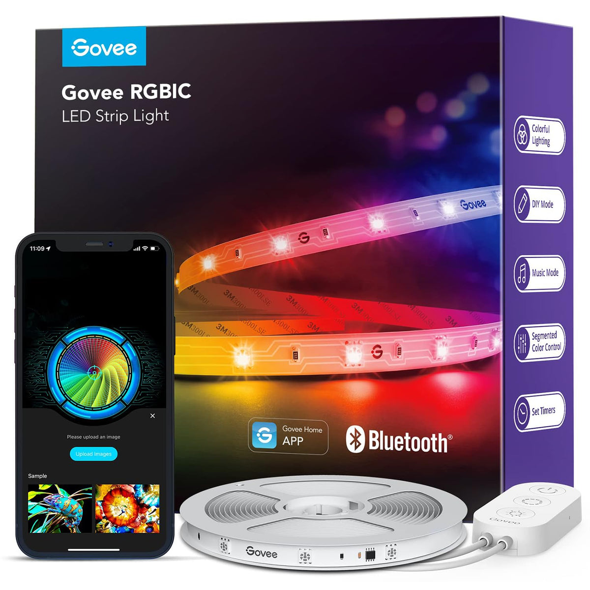 16.4ft RGBIC LED Strip Lights (16.4ft)
