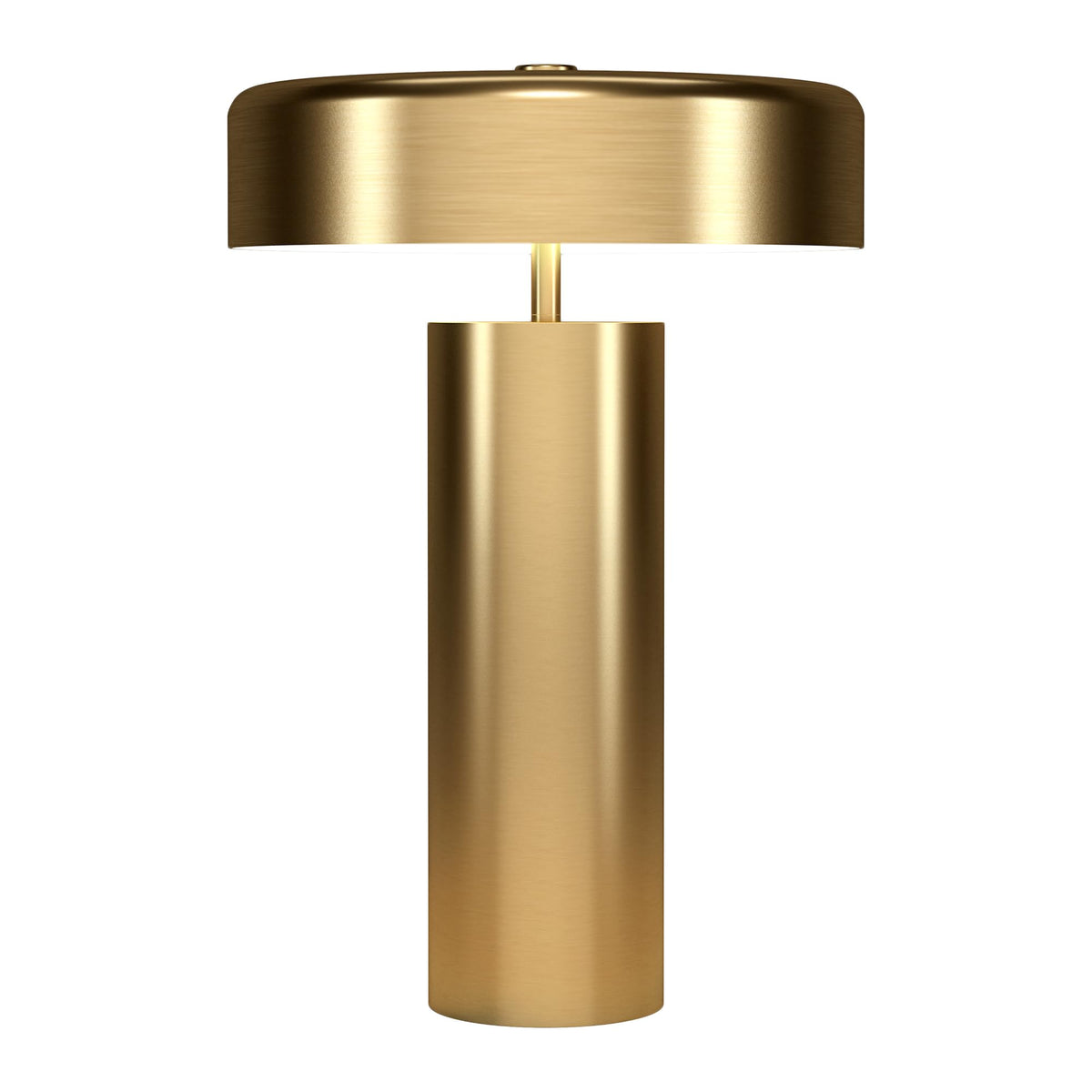 24" Modern 1 Light Table Lamp (Gold / 23.75 inches (H) x 15.75 inches (W x D))
