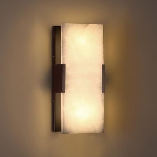Crystal Wall Sconce Lighting Modern Concise Style Wall Light Fixture with Polyhedral Opal Crystal Shade for Bath Room