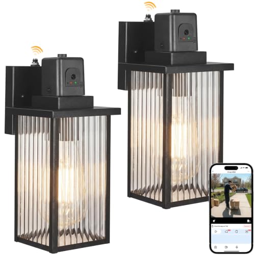 2 Pack Smart Porch Light Camera (2 Pack)