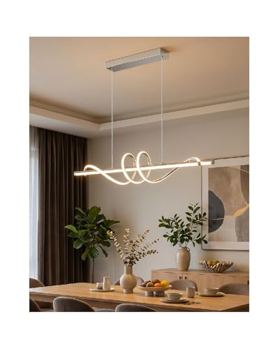 47.2in Kitchen Island Light (Chrome Silver / 47.2in)