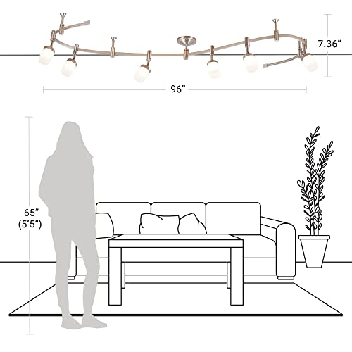 21904 000 Transitional 6 (6-Light / Brushed Nickel)