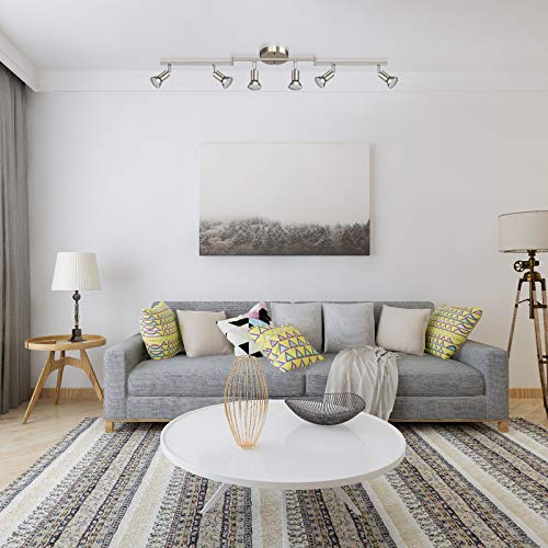 6 Light LED Track Lighting Kit (Matt Nickel / 6 Light)