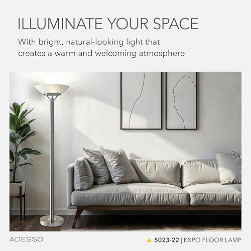 2 Light Floor Lamp