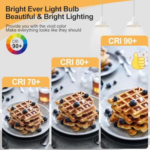 E26 LED Bulb 6W Equivalent e26 led Bulb 60 Watt Warm White 2700K Dimmable E26 Edison Bulb AC120V 600lm Tubular T14 LED Bulb for Pendant (6w=60w 2700k 600lm Warm White)