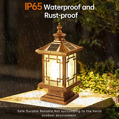 LED Solar Post Light Outdoor