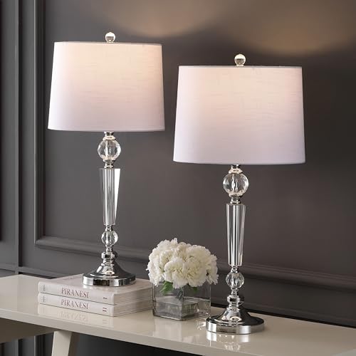 Emma 29.5" Clear Crystal Candlestick Table Lamp