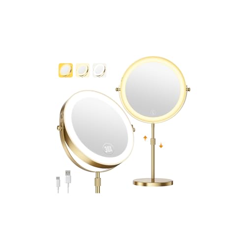 30X Makeup Mirror with Lights