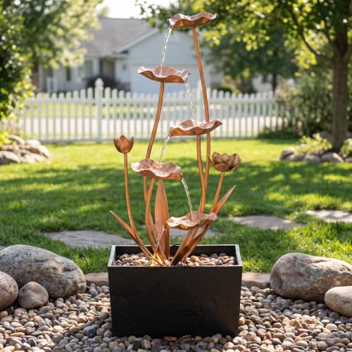 31'' H Fountain with LED Light