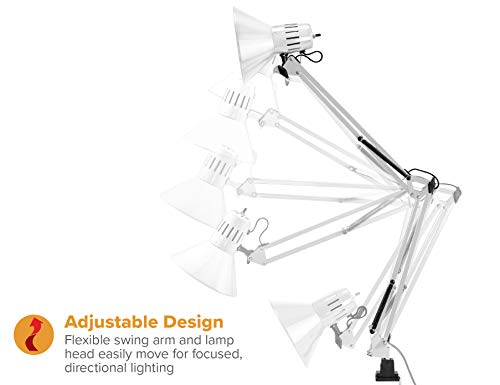 Office VLF100 (36" Reach / Clamp, White)