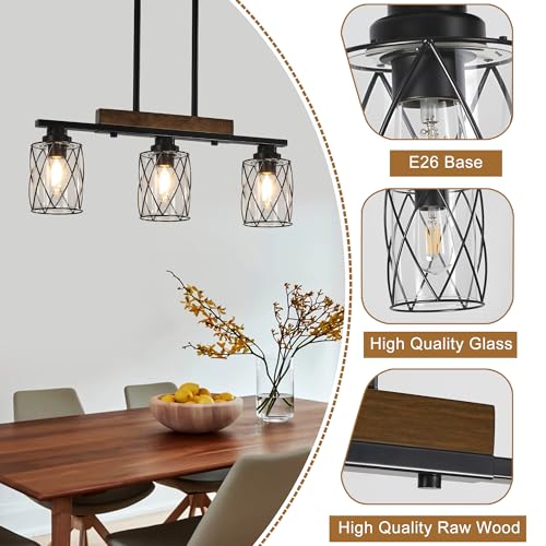 3 Light Dining Room Light Fixtures Over Table (3-Light)
