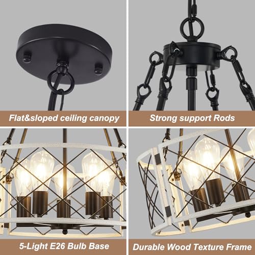 Black Farmhouse Chandelier