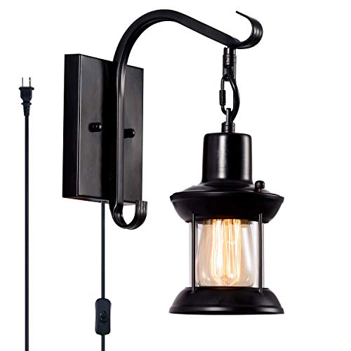 Vintage Wall Lamp (Black)
