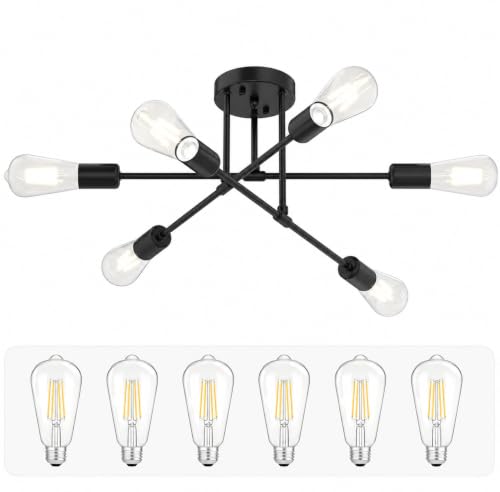 Modern Sputnik Chandelier Ceiling Light Fixtures