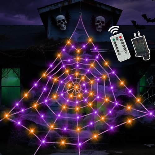 Spider Webs Halloween Decorations Outdoor