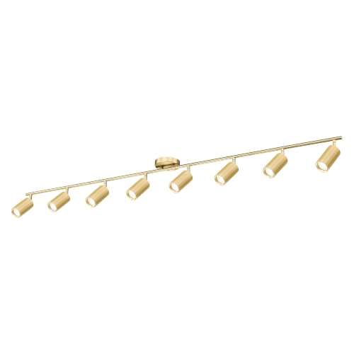 Track Lights Ceiling Mount (Kaleidoscope, Brushed Gold / 61.4", 8-light)