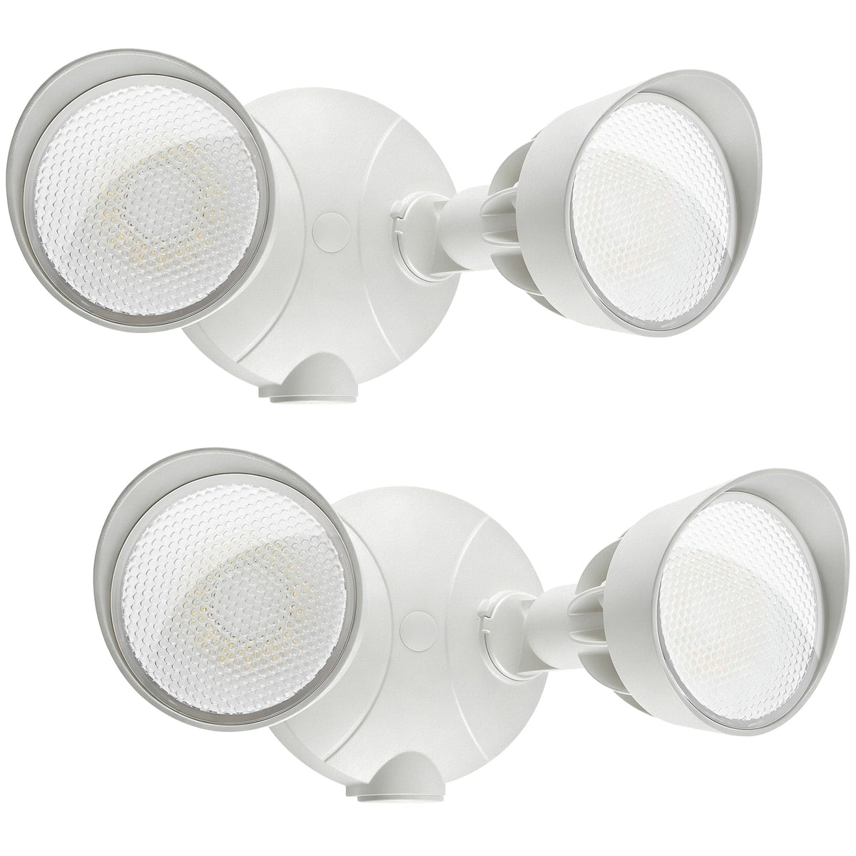 45W 5500LM Outdoor Flood Lights (White / 2 Pack)