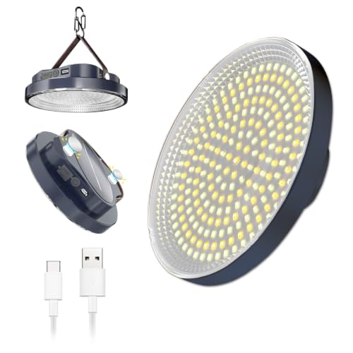 5000LM Flashlight Portable LED Camping Lantern Rechargeable Light 30W with Magnet
