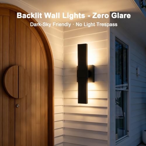 Aluminum 32 in Long Outdoor Wall Light Fixture