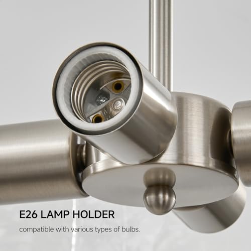 Modern Brushed Nickel Dining Room Chandeliers (Brushed Nickel)
